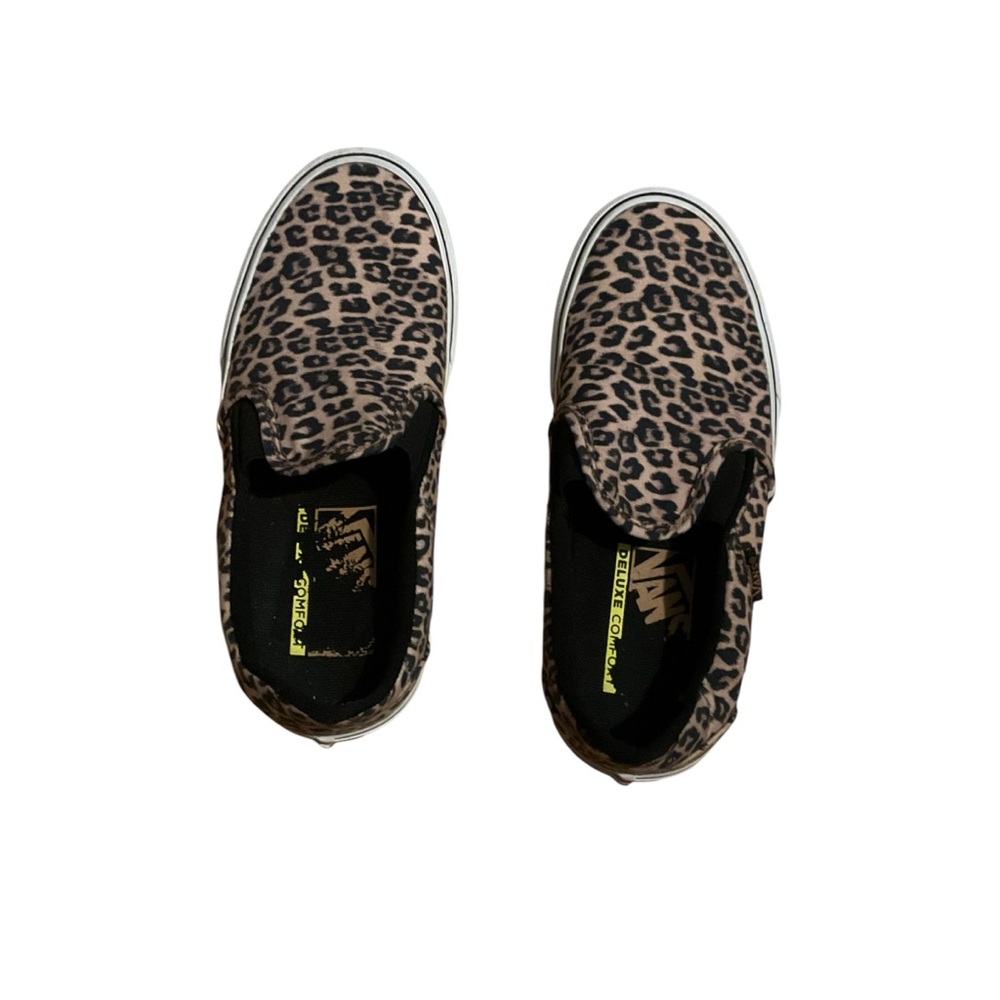 VANS Asher Deluxe Comfort Slip on Cheetah print